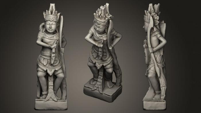 Indian sculptures (STKI_0017) 3D model for CNC machine